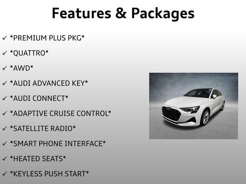 2025 Audi A3 Premium