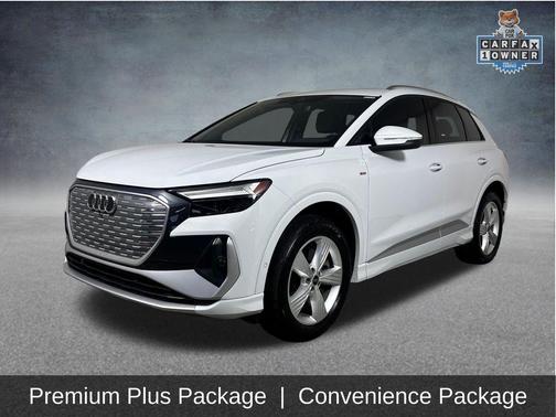 Glacier White Metallic 2023 Audi Q4 e-tron Premium Plus