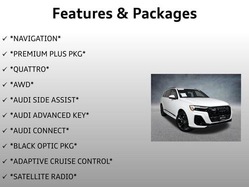 2025 Audi Q7 55 Premium Plus