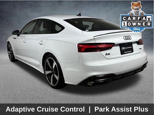 Glacier White Metallic 2023 Audi A5 Sportback 45 S Line Premium Plus