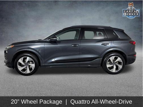 Manhattan Gray Metallic 2025 Audi Q6 e-tron Premium Plus