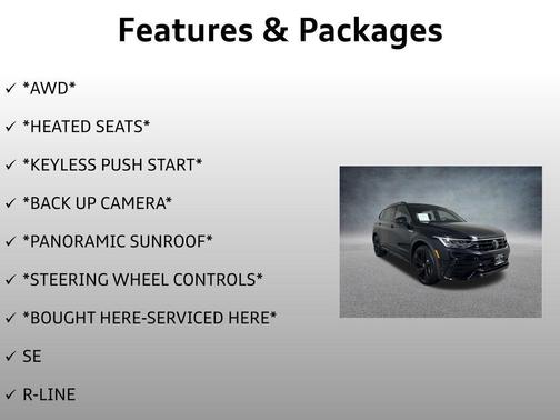 2024 Volkswagen Tiguan 2.0T SE R-Line Black 4MOTION
