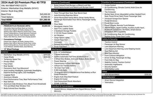2024 Audi Q5 40 Premium Plus