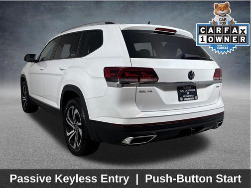 Opal White Pearl 2023 Volkswagen Atlas 3.6L SEL