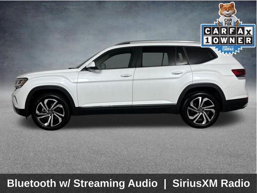 Opal White Pearl 2023 Volkswagen Atlas 3.6L SEL