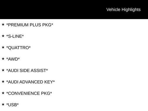 2018 Audi A4 2.0T Premium Plus
