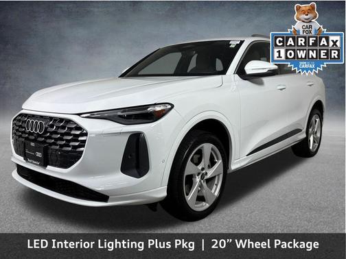 Glacier White Metallic 2025 Audi Q5 2.0T Premium Plus