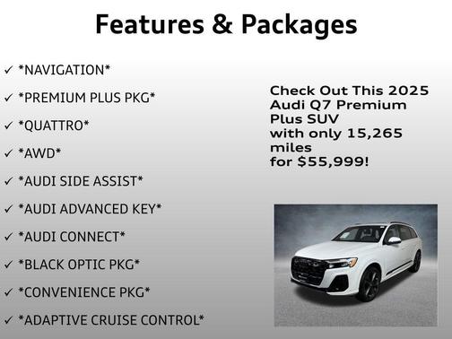 2025 Audi Q7 55 Premium Plus