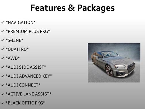 2023 Audi A5 Sportback 45 S Line Premium Plus