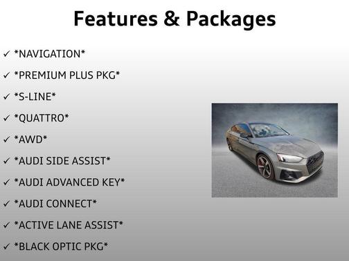2023 Audi A5 Sportback 45 S Line Premium Plus