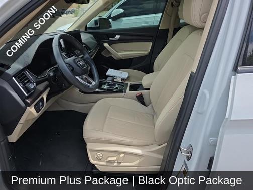White 2023 Audi Q5 45 S line Premium Plus