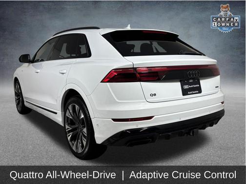 Glacier White Metallic 2025 Audi Q8 55 Prestige