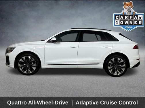 Glacier White Metallic 2025 Audi Q8 55 Prestige