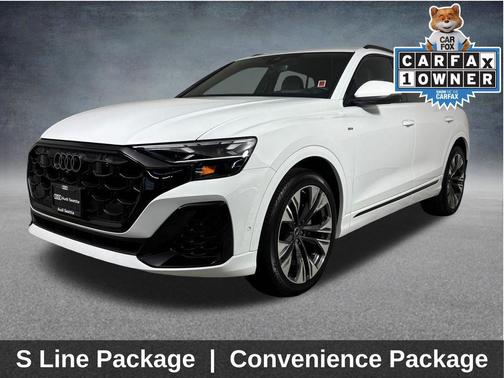 Glacier White Metallic 2025 Audi Q8 55 Prestige
