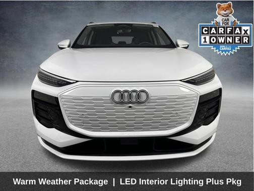 Glacier White Metallic 2025 Audi Q6 e-tron Premium Plus