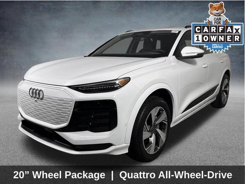 Glacier White Metallic 2025 Audi Q6 e-tron Premium Plus