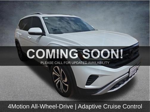 Opal White Pearl 2023 Volkswagen Atlas 3.6L SEL