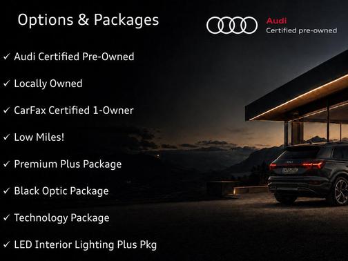 Glacier White Metallic 2025 Audi Q3 45 S line Premium Plus