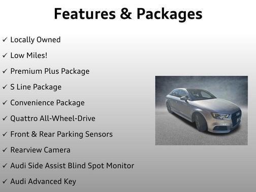 Florett Silver Metallic 2018 Audi A3 2.0T Premium