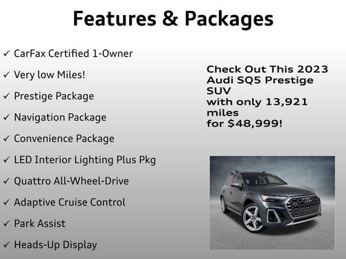 Daytona Gray Pearl Effect 2023 Audi SQ5 3.0T Prestige