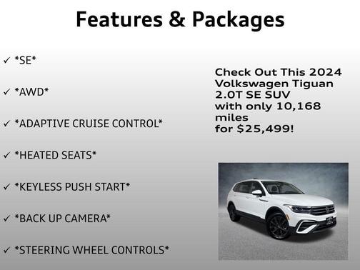 2024 Volkswagen Tiguan 2.0T SE