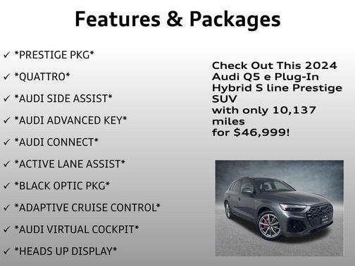 2024 Audi Q5 e 55 S line Prestige