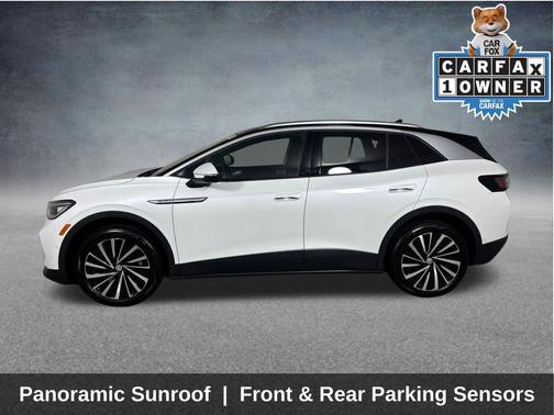 Opal White w/Black Roof 2023 Volkswagen ID.4 Pro S Plus