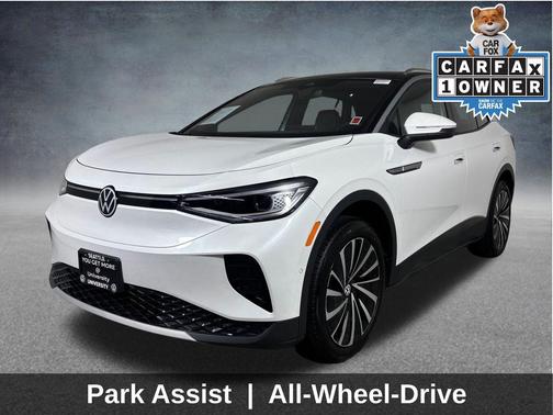 Opal White w/Black Roof 2023 Volkswagen ID.4 Pro S Plus