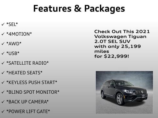 2021 Volkswagen Tiguan 2.0T SEL