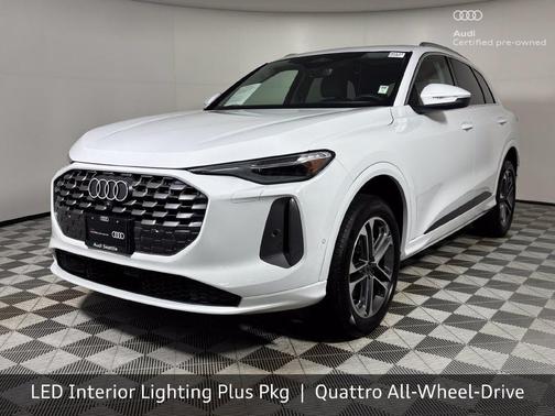 Glacier White 2025 Audi Q5 2.0T Premium Plus