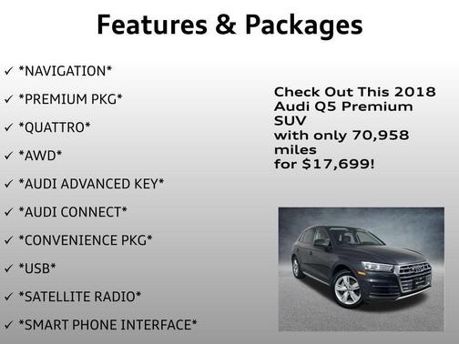 2018 Audi Q5 2.0T Premium