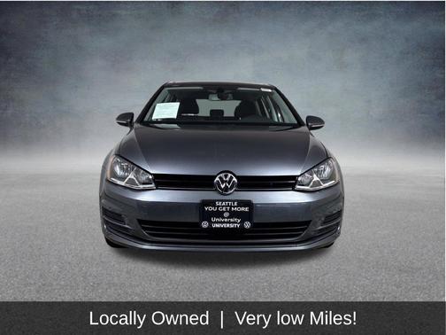 Platinum Gray Metallic 2017 Volkswagen Golf TSI Wolfsburg Edition 4-Door