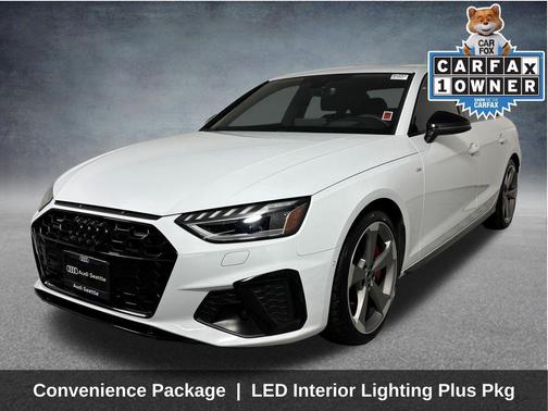 Glacier White Metallic 2023 Audi A4 45 S line Prestige