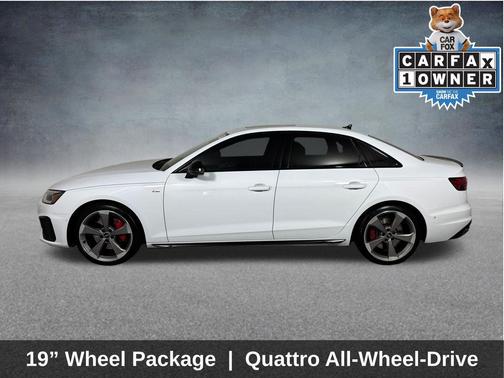 Glacier White Metallic 2023 Audi A4 45 S line Prestige