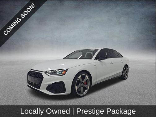 Glacier White Metallic 2023 Audi A4 Prestige 45 TFSI S line quattro S tronic
