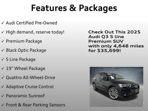 2025 Audi Q3 Premium