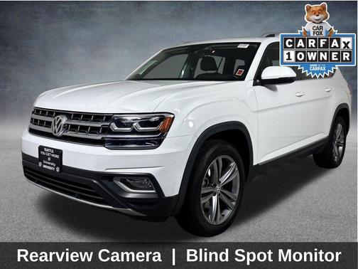 Pure White 2018 Volkswagen Atlas 3.6L SEL