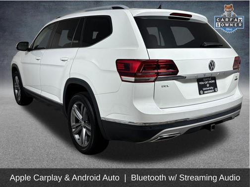 Pure White 2018 Volkswagen Atlas 3.6L SEL