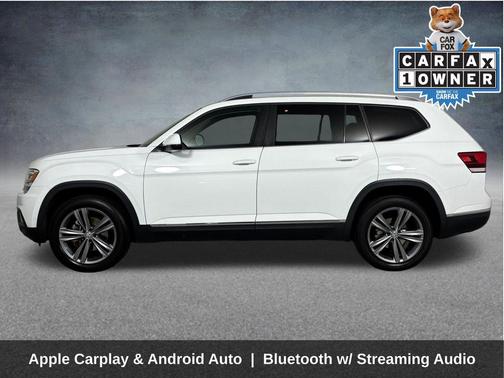 Pure White 2018 Volkswagen Atlas 3.6L SEL