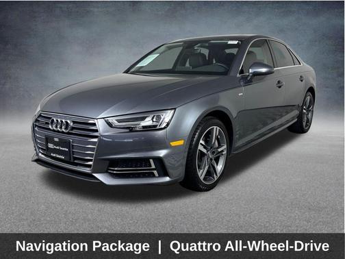 Monsoon Gray Metallic 2017 Audi A4 2.0T Premium Plus
