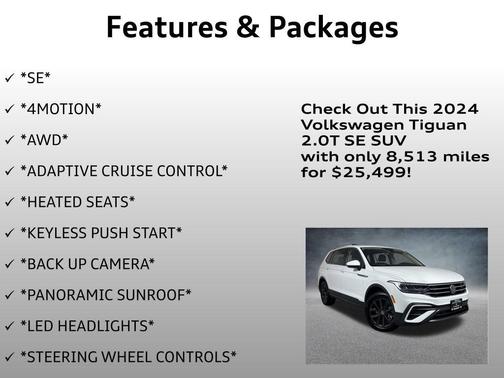 2024 Volkswagen Tiguan 2.0T SE