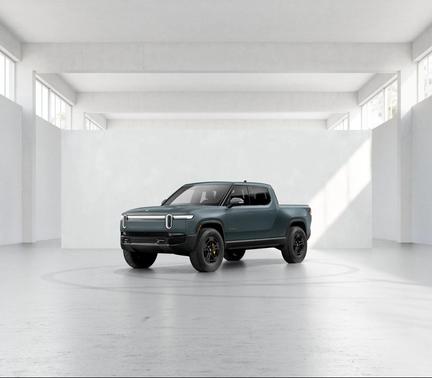Storm Blue paint 2026 Rivian R1T Tri Motor Max Pack
