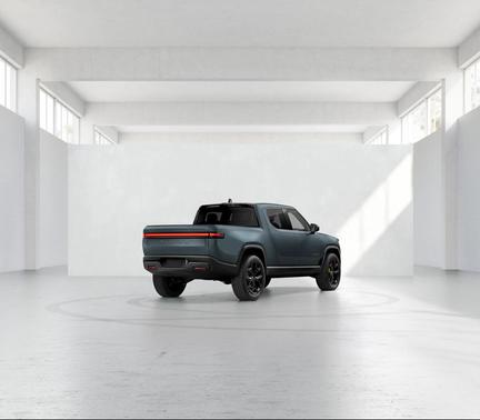 Storm Blue paint 2026 Rivian R1T Tri Motor Max Pack