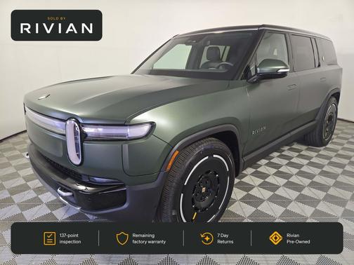 Forest Green paint 2025 Rivian R1S Adventure trim