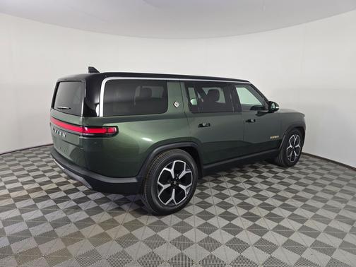 Forest Green 2024 Rivian R1S Adventure Quad Motor Large Pack