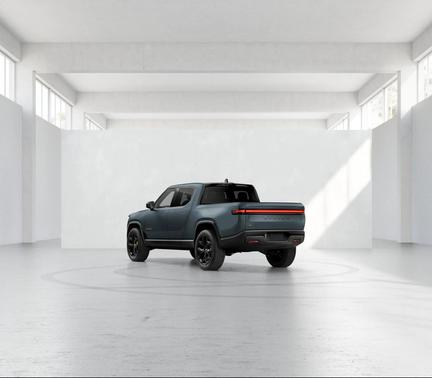 Storm Blue paint 2026 Rivian R1T Tri Motor Max Pack