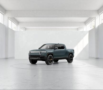 Storm Blue paint 2026 Rivian R1T Tri Motor Max Pack