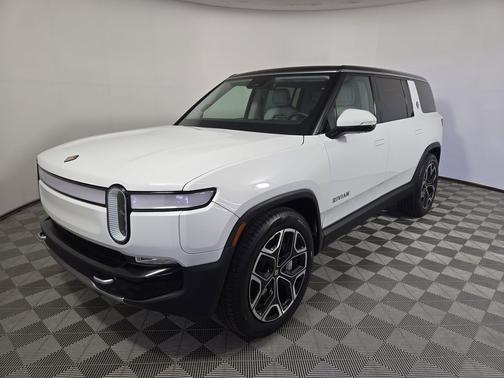Glacier White 2024 Rivian R1S Adventure Package