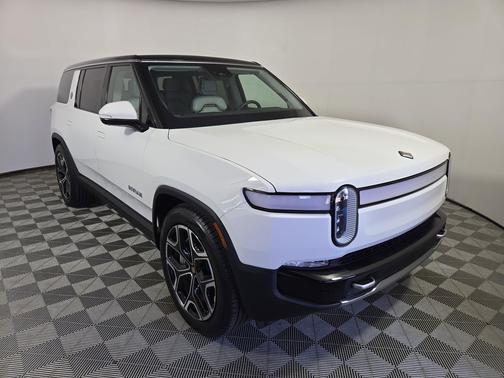 Glacier White 2024 Rivian R1S Adventure Package