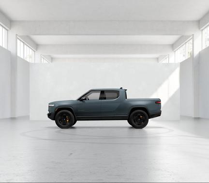 Storm Blue paint 2026 Rivian R1T Tri Motor Max Pack